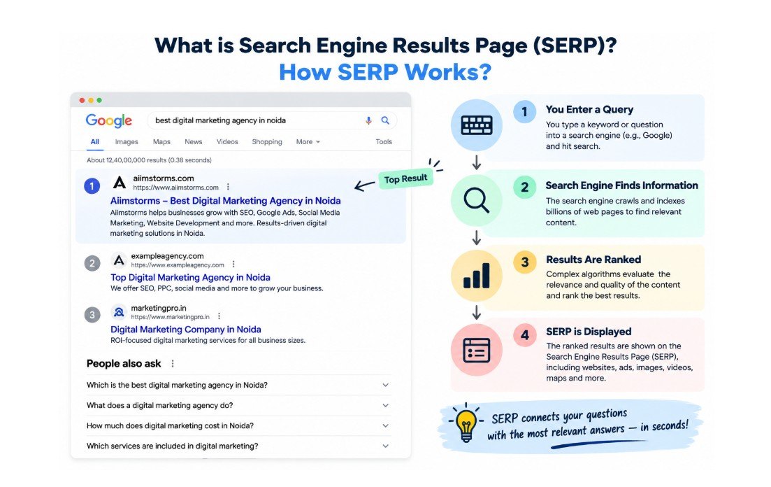 What is Search Engine Results Page (SERP) ? How SERP Works?