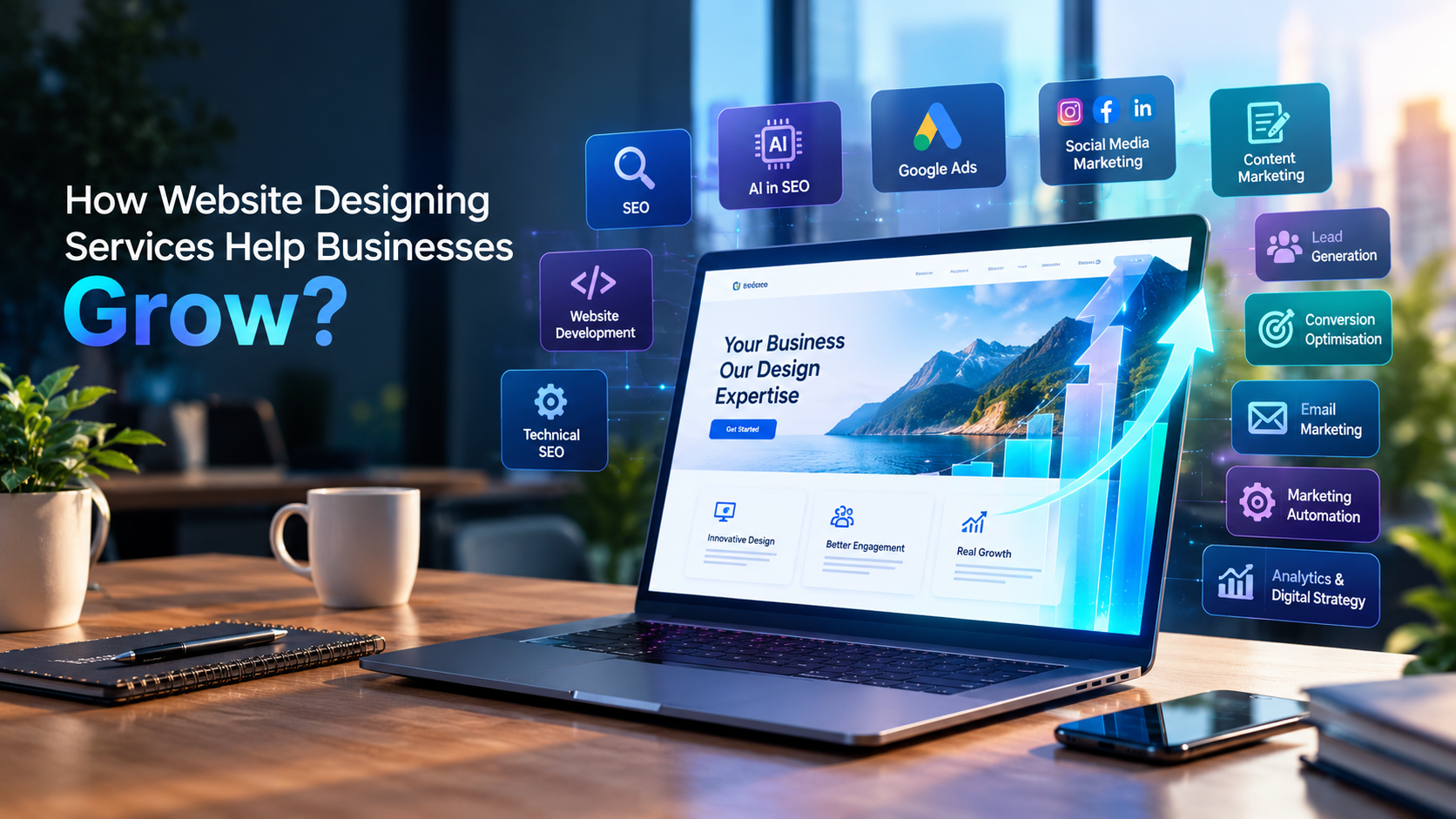 How Website Designing Services Help Businesses Grow?